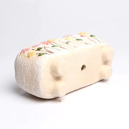 Macetas de Cerámica Quemada Pintadas a Mano para Suculentas